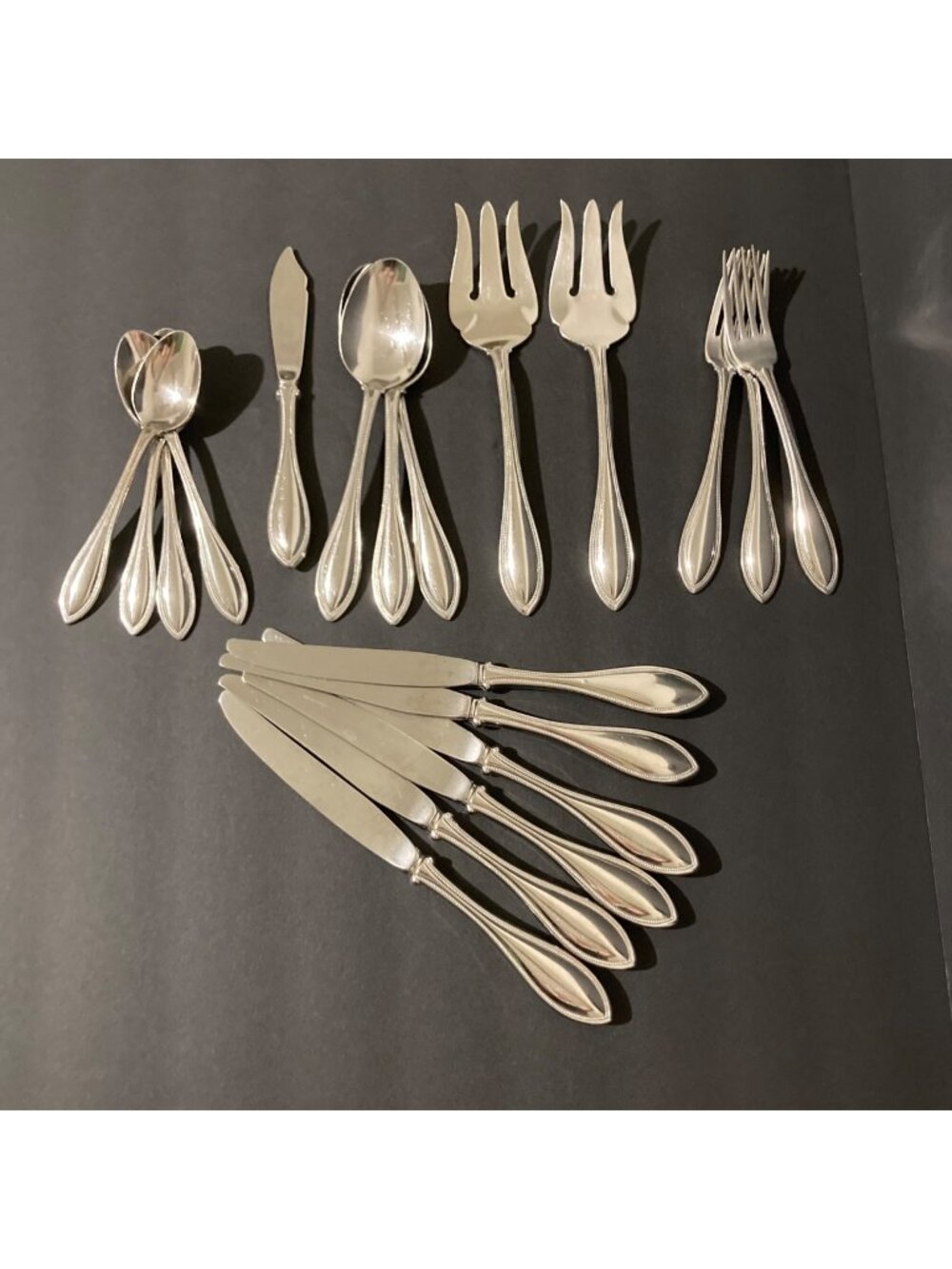 Oneida Arbor American Harmony Flatware And Serving Pieces Lot of 19